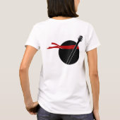 T-shirt Guitare Ninja T pour des filles (Dos)