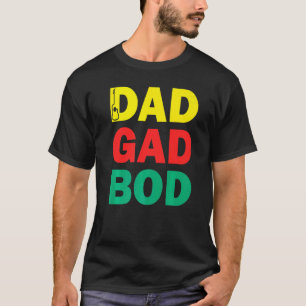 T-shirt Guitare Père Figure Papa Bod Day Dadgadbod Guitari