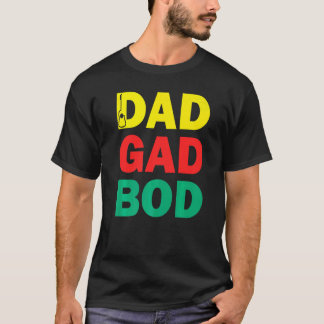 T-shirt Guitare Père Figure Papa Bod Day Dadgadbod Guitari