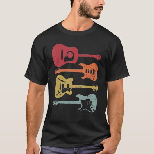 T-shirt Guitare Pour Guitariste (Devant)