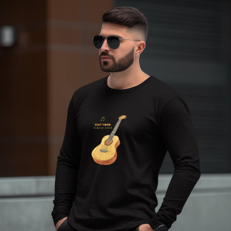 T-shirt Guitare : Restez tunés