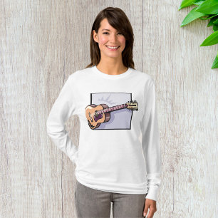 T-shirt Guitare rétro acoustique à 12 cordes
