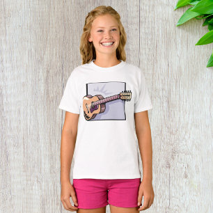 T-shirt Guitare rétro acoustique à 12 cordes