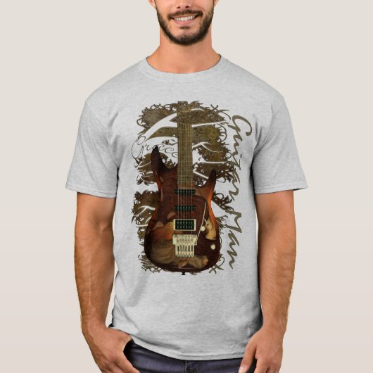 T-shirt Guitare rêveuse - grâce (Devant)