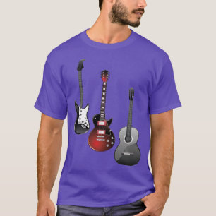 T-shirt Guitare Rock And Roll