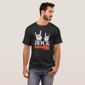 T-shirt Guitare Rock And Roll Electronic Rock (Devant entier)