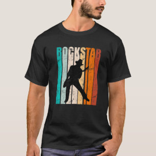 T-shirt Guitare Rock Rétro Et Roll Guitaristes Musique Gui