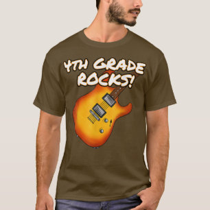 T-shirt Guitare Rocks de 4e année, Professeur de musique, 