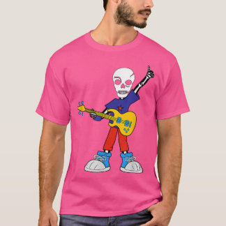 T-shirt Guitare Rockstar Skeleton I Music I Rock Music T-S