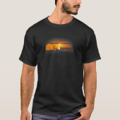T-shirt Guitare Sunrise Water Music Horizon Marine (Devant)