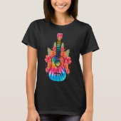 T-shirt Guitare Uke Fleur Hawaii (Devant)