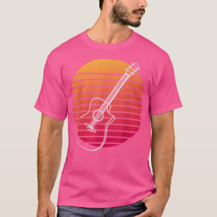 T-shirt Guitare Vintage Guitariste Musicien Guitare Joueur