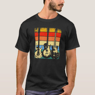 T-shirt Guitare Vintage pour Hommes Femmes Papa Amour Prem