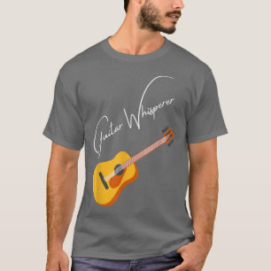 T-shirt Guitare Whisperer, Clamps, Violon Pluced Guitarist