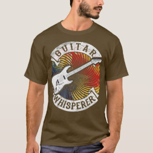 T-shirt Guitare Whisperer Electric Pick Rock Music Cadeaux