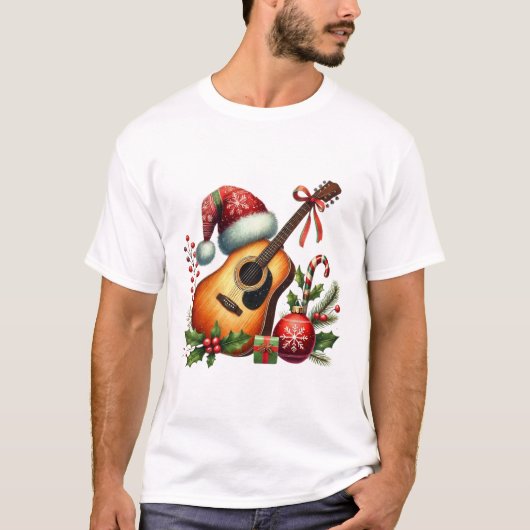 T-shirt guitare xmas (Devant)