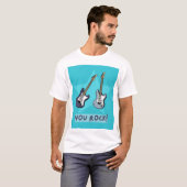 T-shirt guitare 'You rock !' (Devant entier)