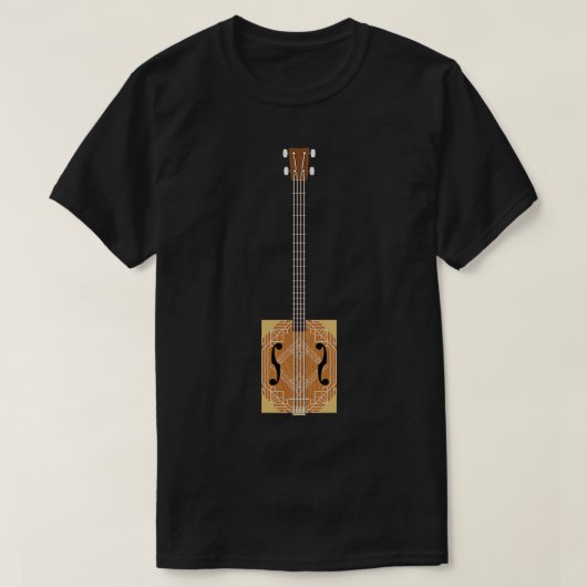 T-shirt Guitares Cigar Box 4 (Design devant)