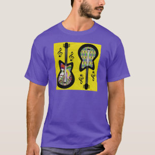T-shirt Guitares colorées Mardi Gras