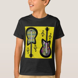 T-shirt Guitares colorées Mardi Gras