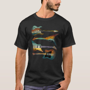 T-shirt Guitares de style rétro Musiciens, Musique Vi Perd