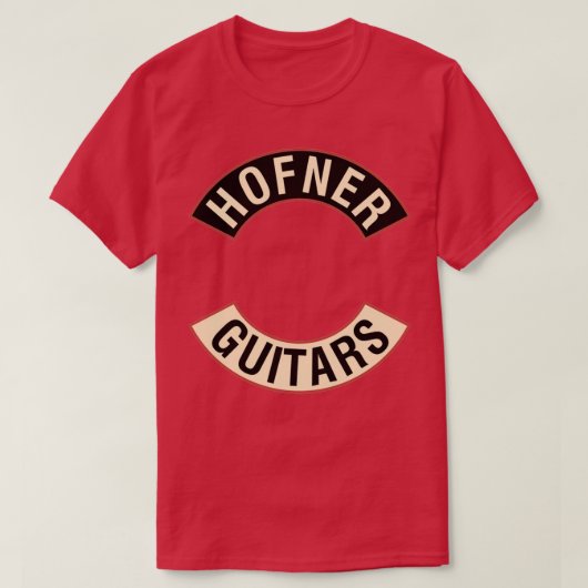 T-shirt Guitares Hofner (Design devant)