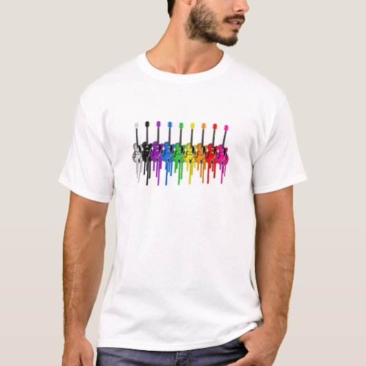 T-shirt Guitares saignantes (Devant)