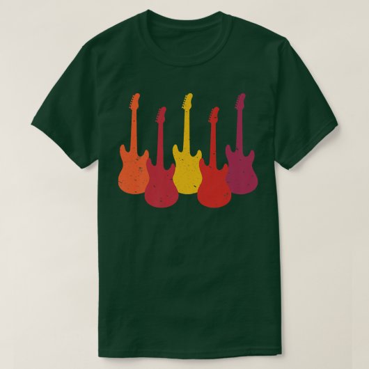 T-shirt Guitares Vintages rétro1038 (Design devant)