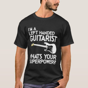 T-shirt Guitaris gauche Lecteur Guitare gauche Rétro