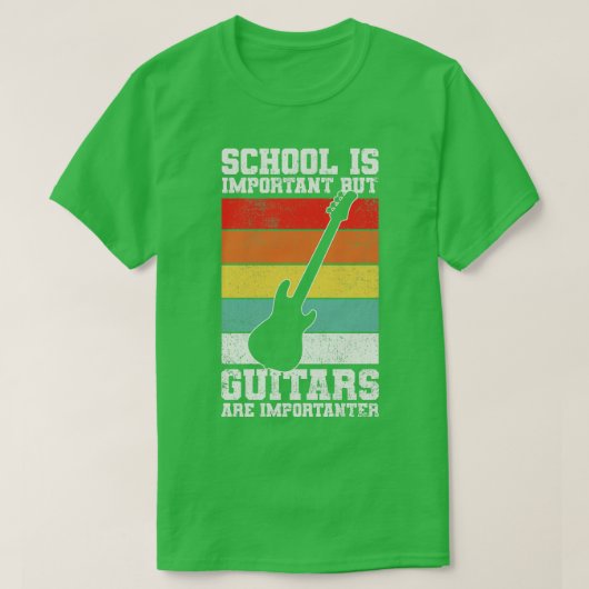 T-shirt Guitariste 1 (Design devant)