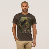 T-shirt Guitariste Abstrait III (Devant entier)