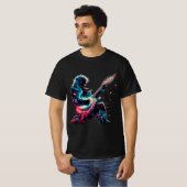 T-shirt guitariste cosmique (Devant entier)
