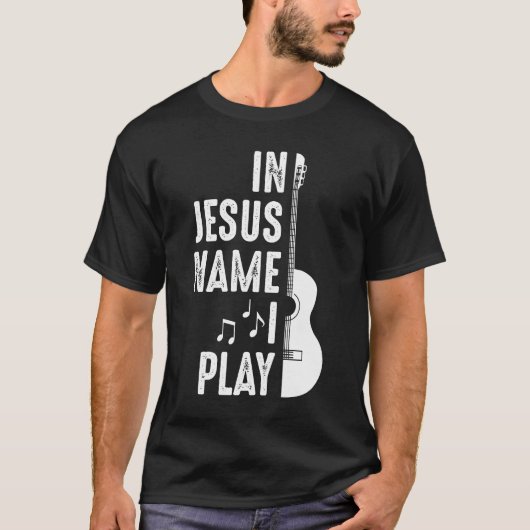 T-shirt Guitariste de Jésus (Devant)
