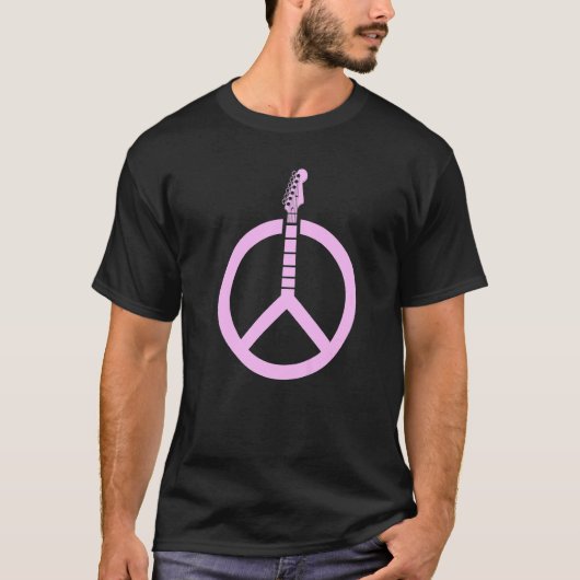 T-shirt Guitariste de la paix (Devant)