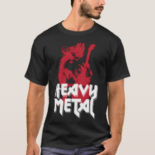 T-shirt Guitariste de rock musique metal lourd