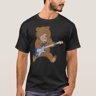 T-shirt Guitariste du groupe de rock Grizzly Bear Musicien