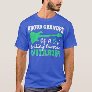 T-shirt Guitariste Guitariste Electrique Grandpa Music Gra