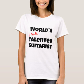 T-shirt Guitariste le moins talentueux du monde