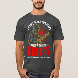 T-shirt Guitariste musicien Citations Musique Guitare