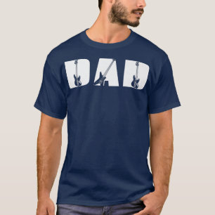 T-shirt Guitariste Papa Funny Music Guitar Lover Fathers D