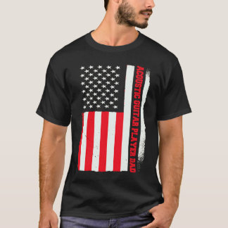 T-shirt Guitariste Patriote Musicien Joueur de Guitare Aco