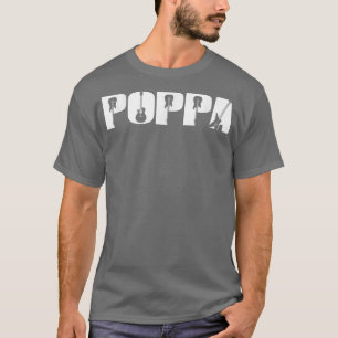 T-shirt Guitariste Poppa Funny Musique Guitare Aînés Pères