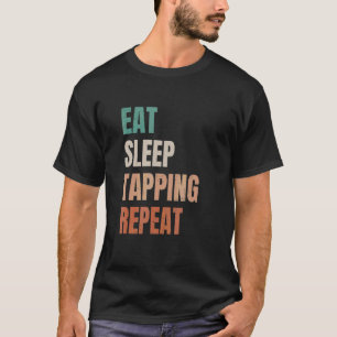 T-shirt Guitariste Vintage Manger Dormir Tappage Répéter G