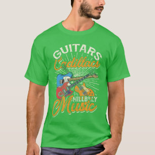 T-shirt Guitars Cadillacs Musique Hillbilly Chansons Count