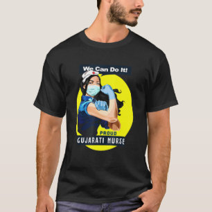 T-shirt Gujarati Fier Travailleur de première ligne Rosie