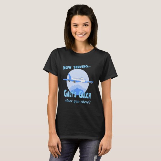 T-shirt Gulch de Galt servant maintenant - rencontrez-vous (Devant entier)