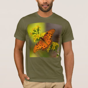 T-shirt Gulf Fritillary alias Papillon de la Passion sur V