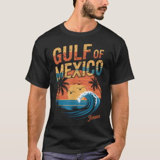 T-shirt Gulf Of Mexico Forever Retro Vintage Gulf Of Mexic
