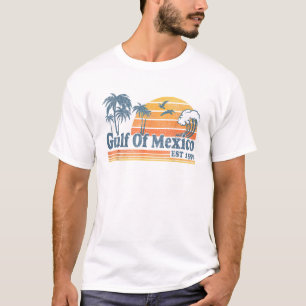T-shirt Gulf of Mexico pour toujours Vibe Rétro de