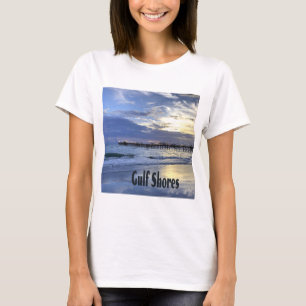 T-shirt Gulf Shores Alabama Beach Sunrise Pier